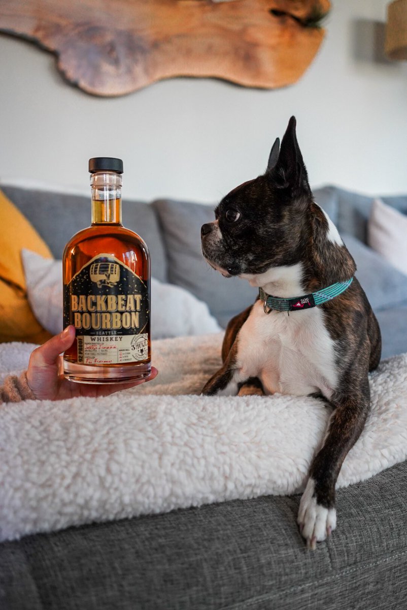Annie says to pass the Backbeat #Bourbon! 🥃🥃🥃 #3Howls