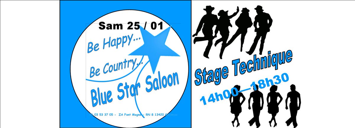 BlueStarSaloon's tweet photo. Blue Star Saloon vos RDV quotidiens pour vos cours de danse, et du Week End pour vos soirées entre amateurs des musiques qui nous font aimer la danse. - https://t.co/Ja1c304xc9 https://t.co/awl2dWiBmy