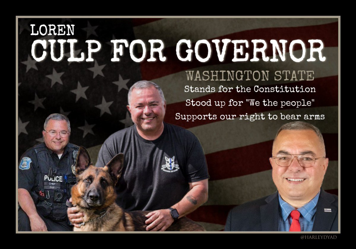 HD_SILVERZ71's tweet image. Enough is Enough! Time to turn Washington State Red!
@LorenCulp is the man for the job #CulpForGovernor

#FaithFamilyAndFreedomTour
@SheriffClarke will be there! Thank you, Sheriff Clarke!

#Washington #Olympia
TICKETS ON SALE NOW! GET THEM HERE: culpevents.com