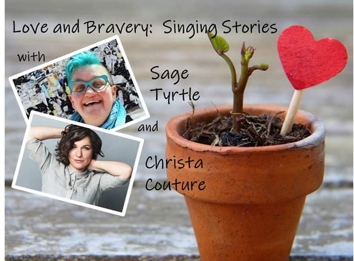 oharahouse's tweet photo. Only 6 tickets left for this magical evening! @sagetyrtle and @christacouture will be inspiring us and each other with songs and stories of love and bravery! https://t.co/4mncJEyNF4