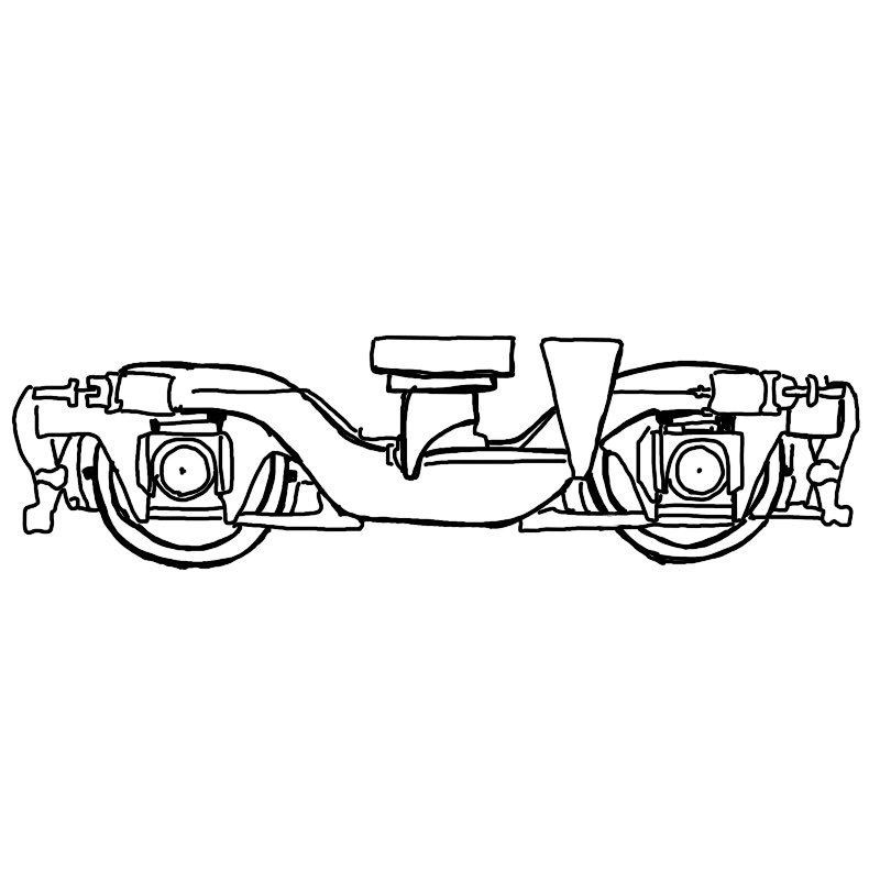 サビーチャンネル 鉄道動画 イラスト V Twitter Day7 鉄道イラスト企画 西武鉄道の台車を描いてみました イラスト 何系の台車でしょう