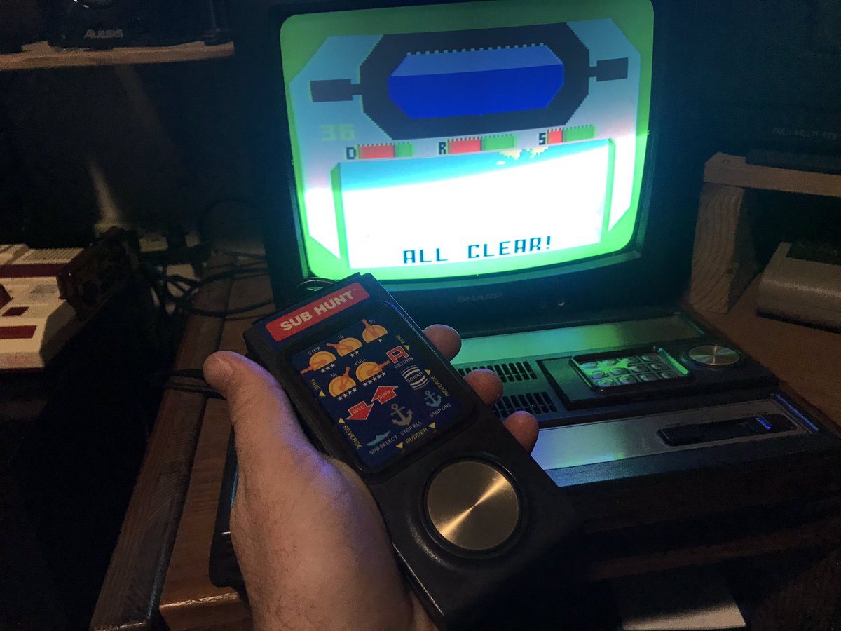 Oddba1149's tweet photo. So, just beat #SubHunt on the @Intellivision! Both on easy, and then Medium. I cant believe how much fun I am having with such an “archaic” system. Better than the #atari2600 ? Here my take on @Pixel_Gaiden in February! https://t.co/SHgkqpqT1a