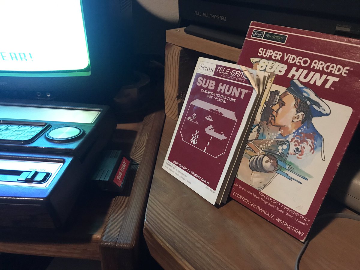 Oddba1149's tweet photo. So, just beat #SubHunt on the @Intellivision! Both on easy, and then Medium. I cant believe how much fun I am having with such an “archaic” system. Better than the #atari2600 ? Here my take on @Pixel_Gaiden in February! https://t.co/SHgkqpqT1a