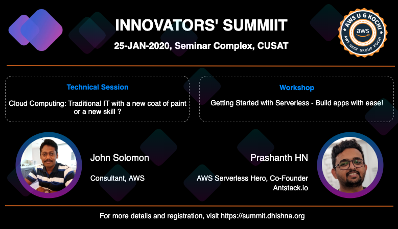 awsugkochi's tweet photo. 5 more days to go, meet our team at Innovators' Summit. 

For more details and registration: https://t.co/8BLLIRU3CX

#awsugkochi #aws #awsusergroups #kochi #awscloud #InnovatorsSummi #InnovatorsSummi #InnovatorsSummit #Dhishna2020 #MainstageIncubator #MainIncSummit2020 https://t.co/orVcaDLsVE