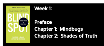 Kim_math's tweet photo. Monday - Phrase: Share a quote that is meaningful, engaging, or thought provoking to you. Blindspot: Hidden Biases of Good People Book by Anthony Greenwald and Mahzarin Banaji   #T3Learns #SlowChat #iTeachMath https://t.co/hlwXIEJwIF