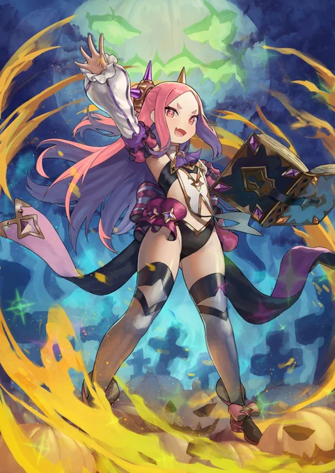 ハロウィン絵 #オリジナル #女の子 https://t.co/mBsEus6XZW 