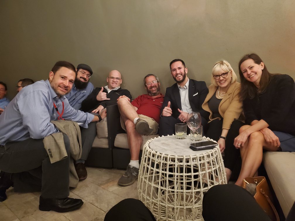 lindseymburke's tweet photo. Solid quorum of the @EF_Institute governing and advisory board members at #ISCRC2020. Interested in universal education choice, low regulations, and freedom? Follow us! @jaypgreene @AngelaKDills @DeAngelisCorey @matthewnielsen @JasonBedrick @JM_Butcher https://t.co/2WM60yFiPj