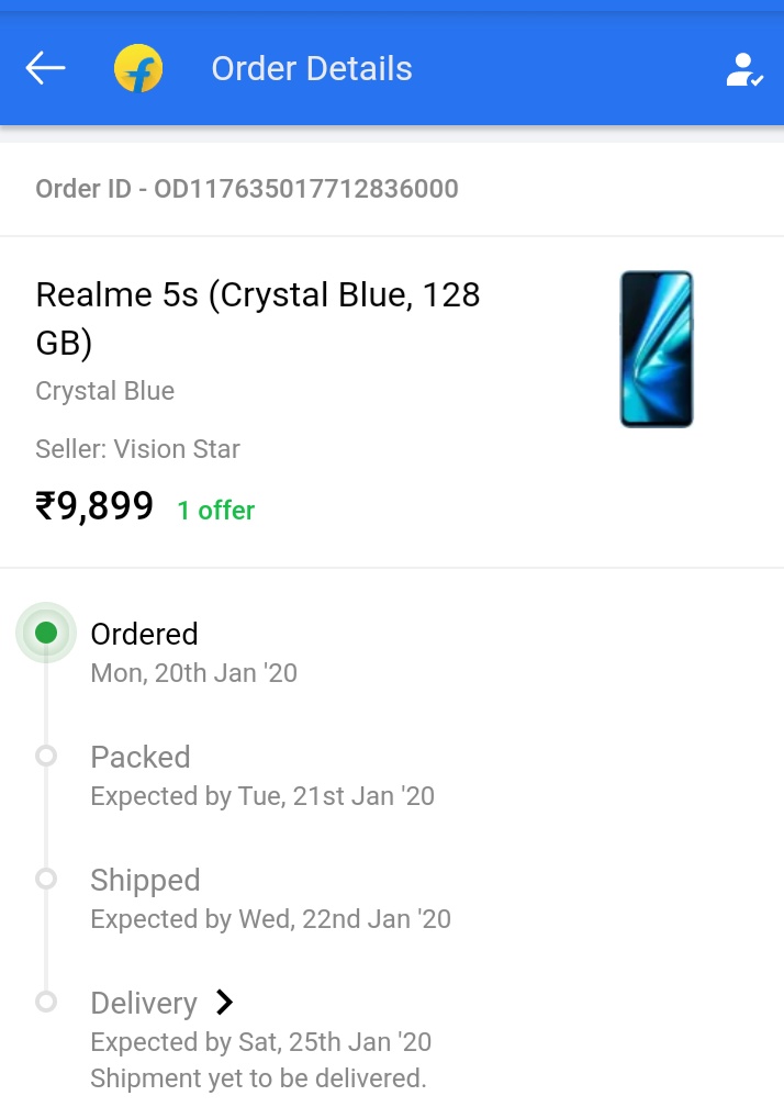 On d way 😁
#Realme5s 💙💙