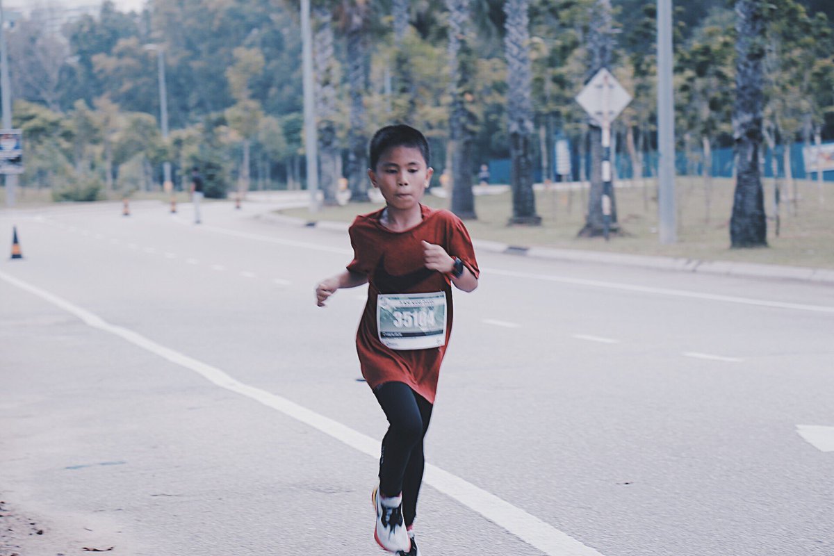 wanmahazir's tweet photo. Wan Hilman @ 3KM Kid Dash Twincity Marathon 2020 #twincitymarathon2020 #kiddash #3km https://t.co/AEvRe7HtOk