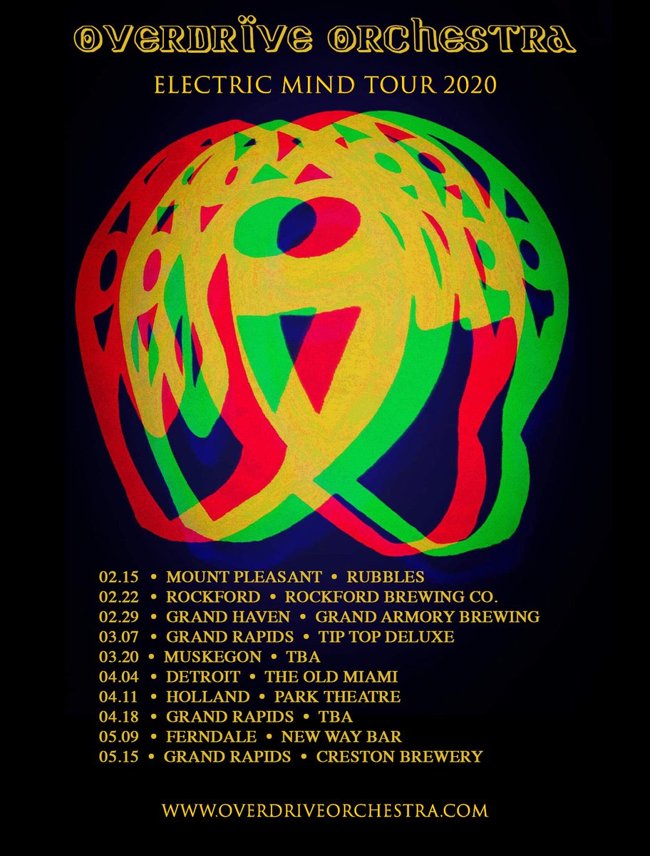 O2theband's tweet photo. 2020 is the year of O2. Catch us on the Electric Mind Tour!
02.15 // #RubblesBar
02.22 // @RockfordBrewing
02.29 // @GrandArmoryBrew
03.07 // @TIPTOPDELUXEBAR
03.20 // TBA
04.04 // #OldMiami
04.11 // #ParkTheatre
04.18 // TBA
05.9 // #NewWayBar
05.15 // @CrestonBrewery https://t.co/TvOh3OCt1L