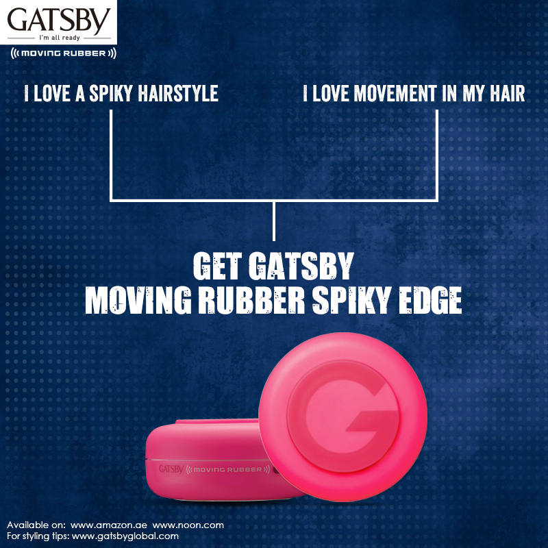 GatsbyMea's tweet photo. Edgy Styles with Enhanced Movement.
Gatsby Moving Rubber Spiky Edge is designed with a lightweight formula so that you can move through the day with effortless style.

Shop now on https://t.co/Q01u7QRJeV or at https://t.co/chPg5QIrtA

#Gatsby #GatsbyStyle #GatsbyMea https://t.co/FoR5b0egHD