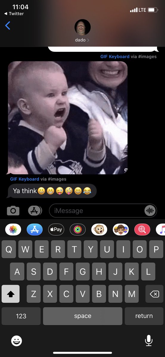 my dad’s top two favorite teams ever are in the Super Bowl &amp; this was his response to me asking if he was excited about it