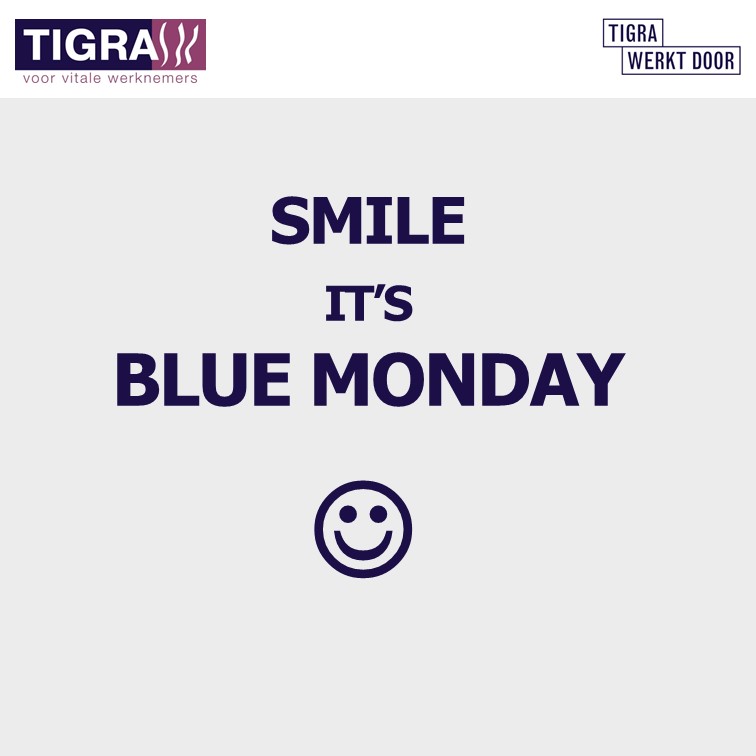 Vandaag, maandag 20 januari, staat te boek als de meest deprimerende dag van het jaar: Blue Monday. Pak een kop koffie, lees je goede voornemens nog eens door en laat je vooral niet beïnvloeden door anderen. Blijf lachen, want voor je het weet is het weer dinsdag! #bluemonday