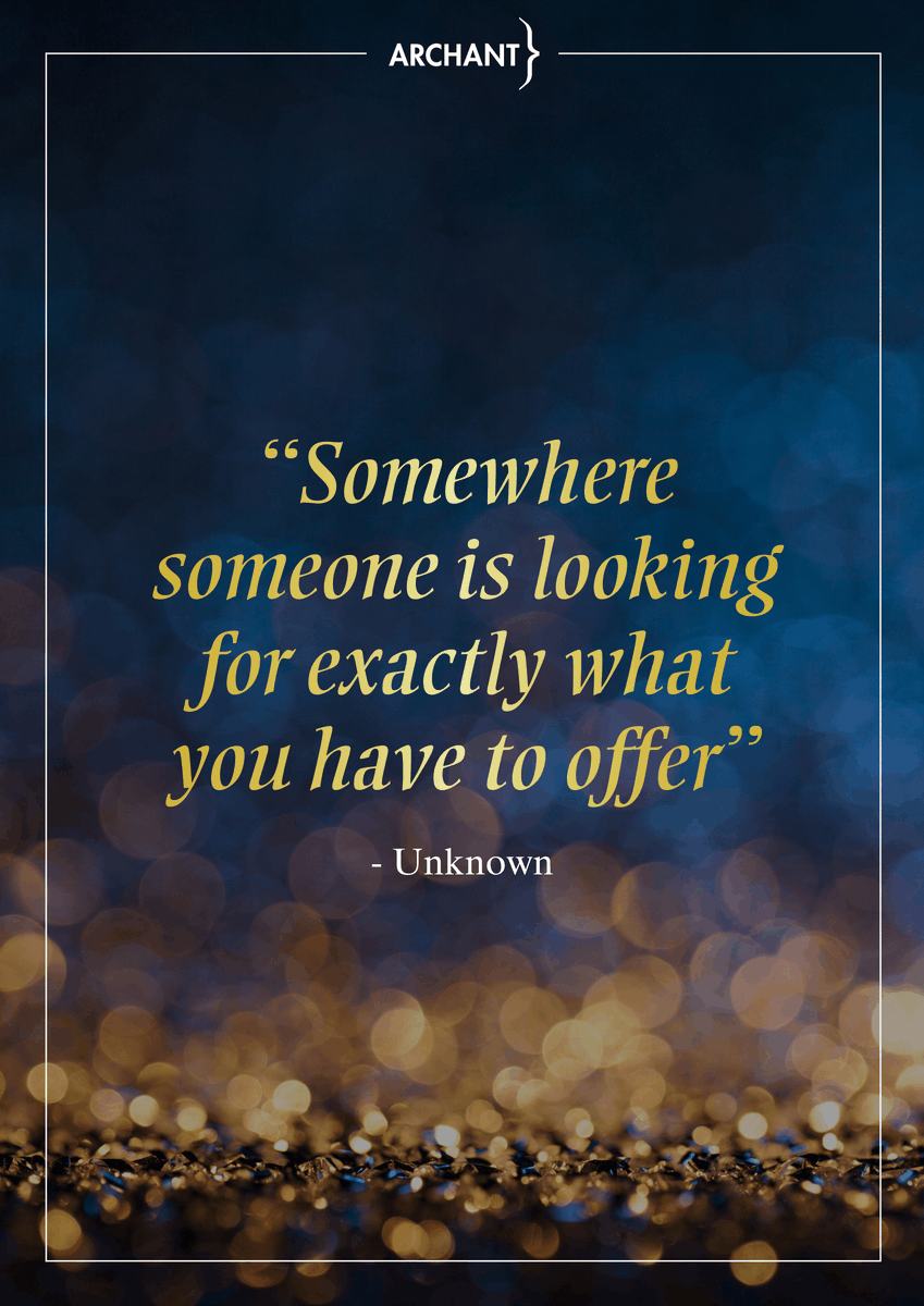 "Somewhere someone is looking for exactly what you have to offer" #MondayMotivation #BusinessExcellence