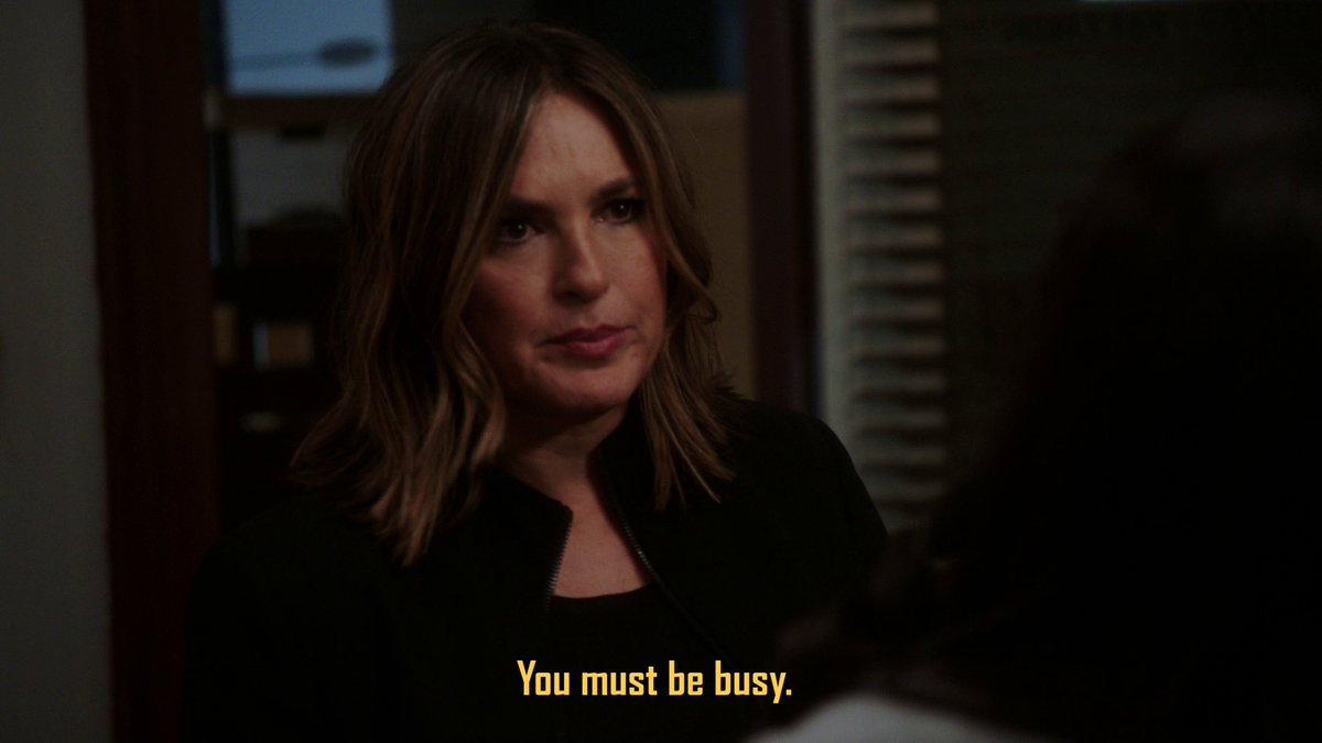 The16thPrecinct's tweet photo. *Continuity* 

#SVU21 #RippedFromTheScreen #ShePaintsForVengeance https://t.co/4apWp1vDWA