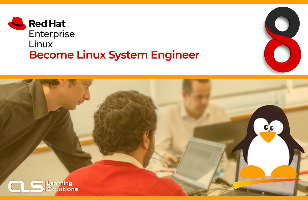 CLSLearn's tweet image. شهادة مهندس ومدير نظم لينكس :
🐧 #RedHatEnterpriseLinux #RHEL
Become #LinuxSystemEngineer now!
Duration: 104 Training Hours, 2 Months
Book Now with 20% Discount
Learn with Industry leaders and Best trainers in Town Now.
View Outline and Apply :
clslearn.com/learning-path/…