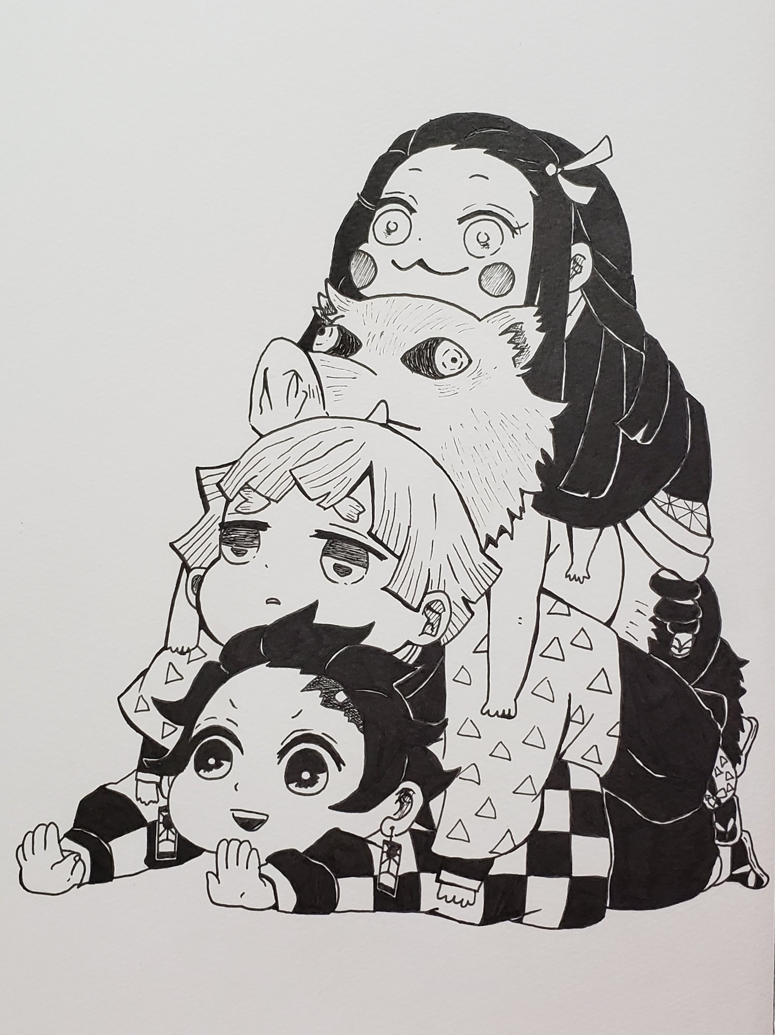 ㄘぇる 最近投稿してなかった かまぼこ隊と禰豆子ちゃん可愛い 結構失敗した 鬼滅の刃イラスト 鬼滅の刃 鬼滅の刃絵描きさんと繋がりたい イラスト かまぼこ隊 竈門炭治郎 我妻善逸 嘴