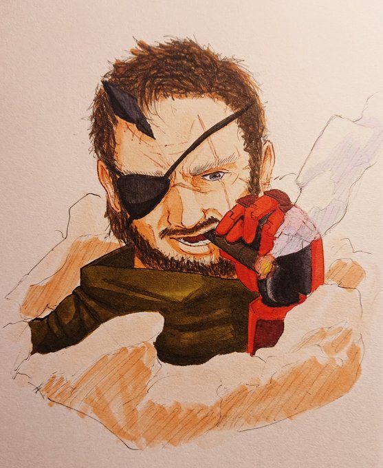 ヴェノム スネークのtwitterイラスト検索結果 古い順