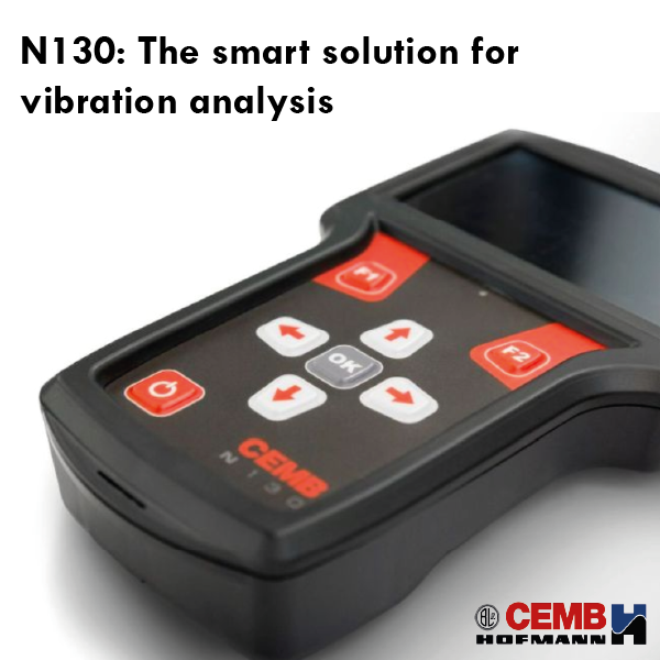 CEMB Hofmann brings you the new N130 - state-of-the-art portable vibration analysis.

This portable vibration analysis instrument is easy-to-use, fast and rugged. To learn more, click here: buff.ly/38tXSZb