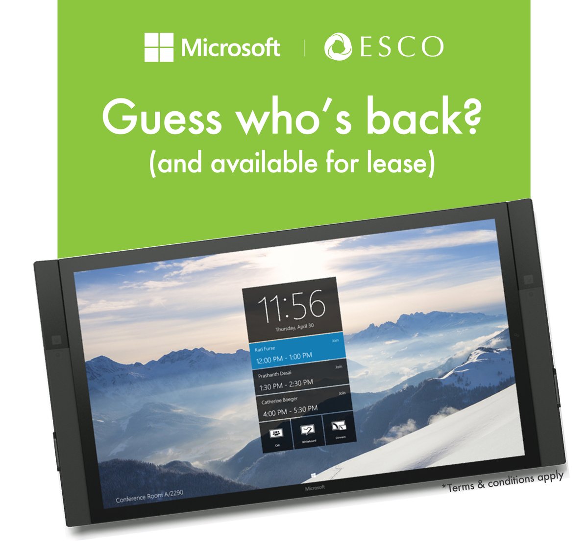 escoasia's tweet photo. Probably the pioneer of all large, collaboration devices, the @Microsoft  Surface Hub 84" (first gen) is now available for lease from @escoasia 
 
Contact us to find out more today! 

+65 6744 3100
sales@esco.com.sg

#esco #microsoft #microsoftsurfacehub #surfacehub https://t.co/KI8IIgp5HP