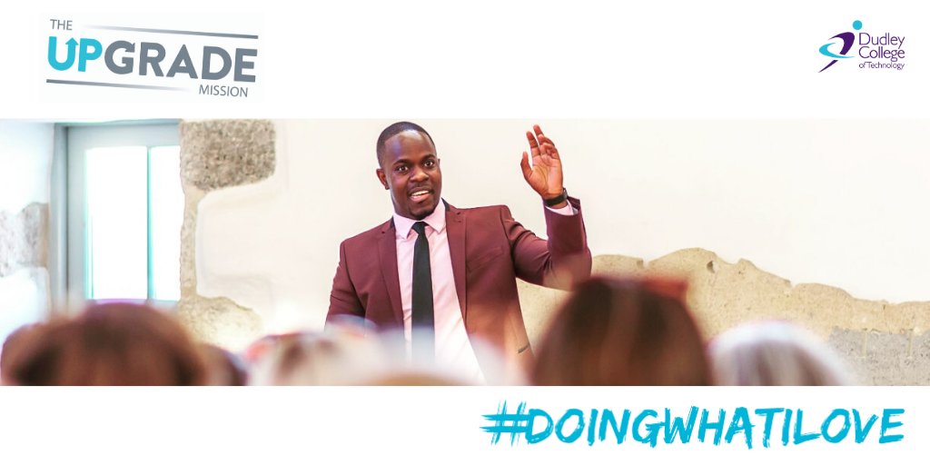 Dudley_College's tweet photo. To get everyone off to a great start and set the tone for #UPGRADEWEEK, motivational speaker, @StephenSeki will share his inspirational story – ‘Farmer to Pharmacist’ with students today. We'll be hearing about how he overcame adversity to become highly successful. https://t.co/wuiPkfV1Yv