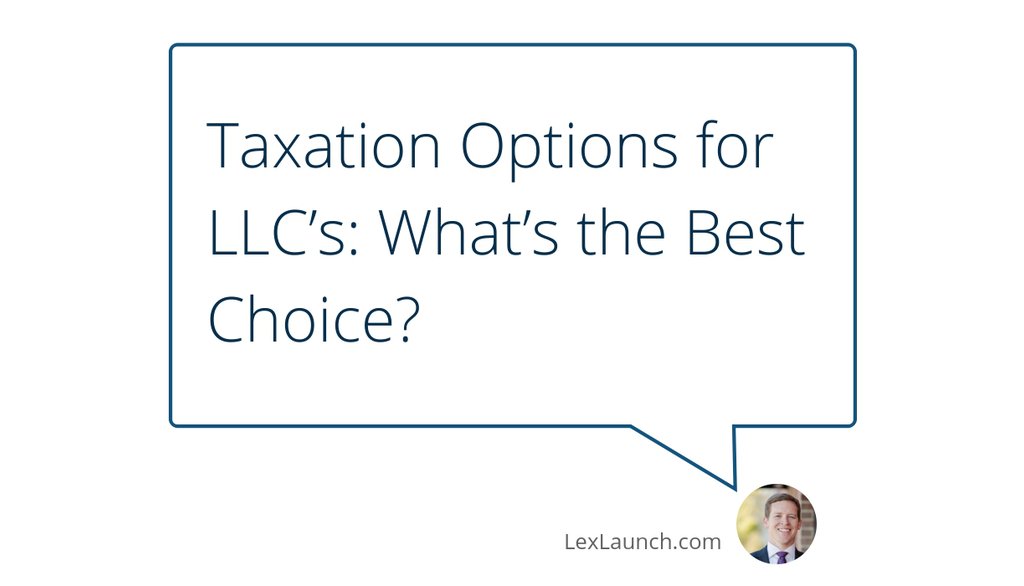 "LLCs are great because they are flexible when it comes to determining how you want to be taxed." lttr.ai/MU26 #smallbusiness #entrepreneur #IRS