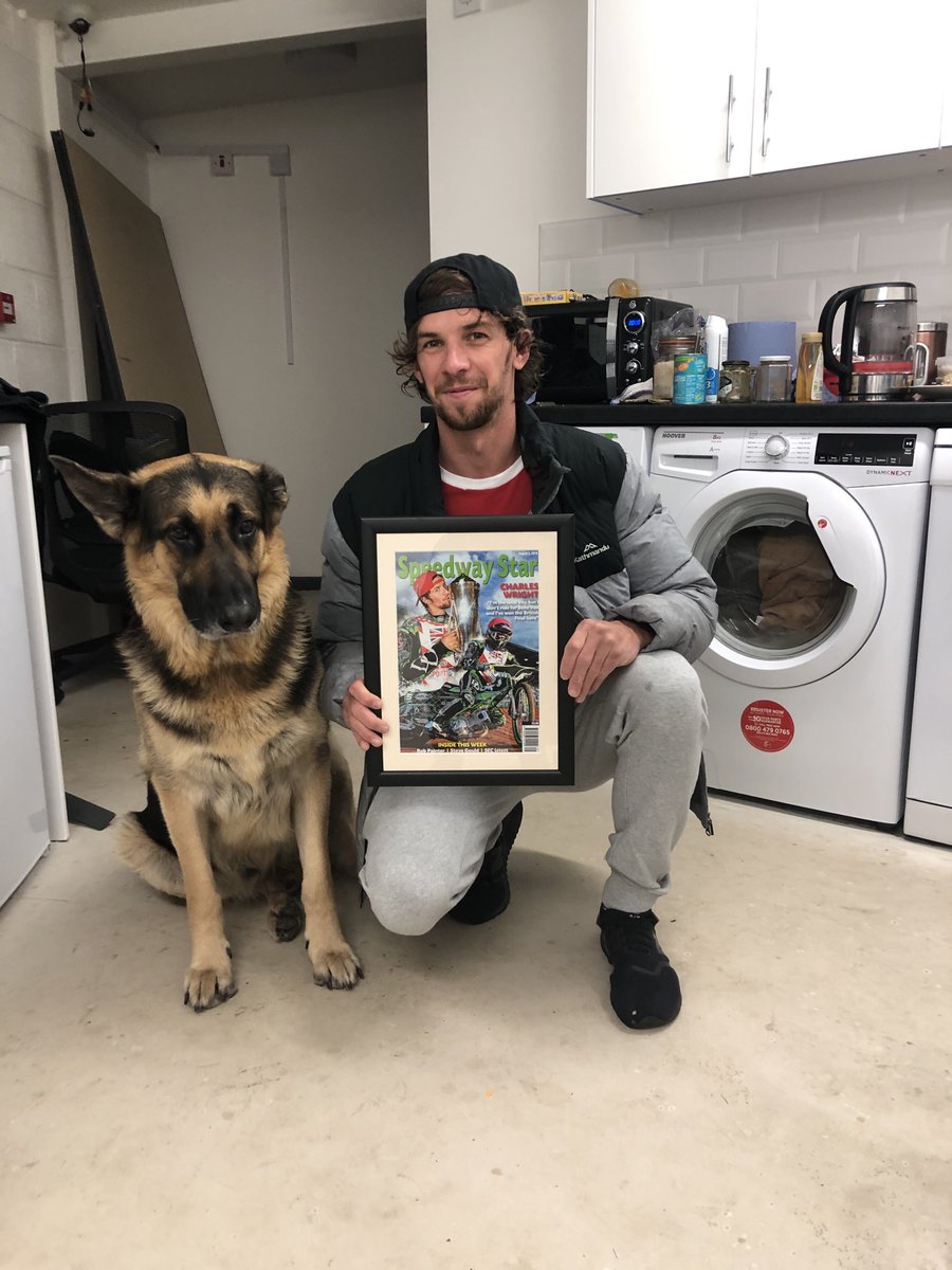 seedofspeed's tweet photo. It was great to have @cwr_26 round the other day with a presentation for me of his photo in a frame, looking forward to helping him in the world championships this year 😁👍💪 https://t.co/rlyLsEKt5u