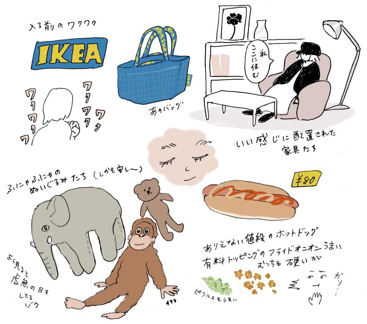 IKEAの思い出 