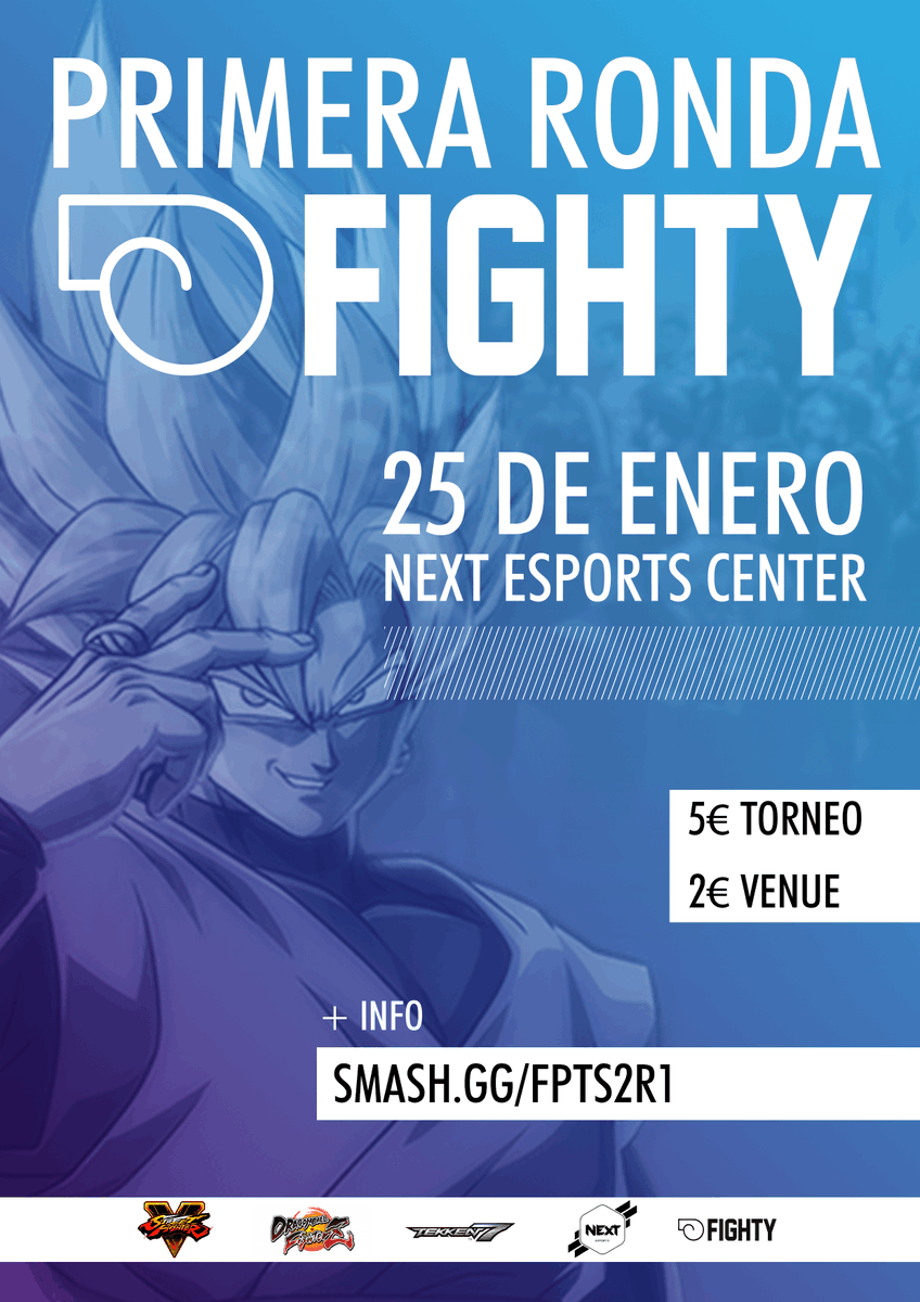 Fighty_es's tweet photo. ¡Buenos días luchadores!
Hoy es el #BlueMonday y para hacer más llevadero el día os recordamos que:
▶ Sábado 25 de enero en @nextEsports_ES
Torneos de:
- Tekken 7 🔥
- Dragon Ball FighterZ 🔥
- Street Fighter V 🔥
Toda la info:
https://t.co/wZf68yAC9V
#FGC_ESP #MLG_FGC https://t.co/5JLMmmgAOc