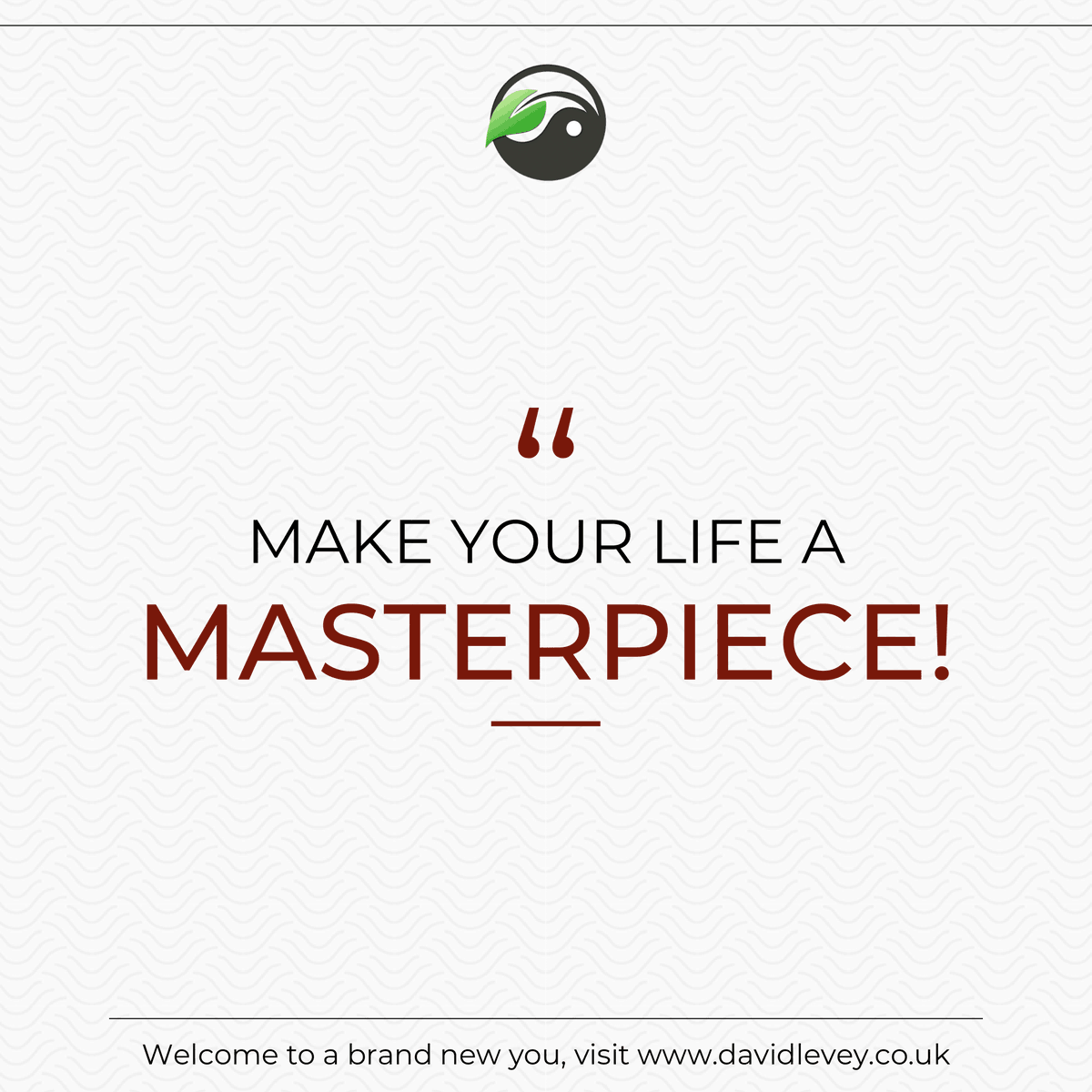 DavidLeveyUK's tweet photo. Make Your Life a Masterpiece! Visit my website today and down my free ebook 🙏 link in bio
.
.
.
.
#taichi #taichichuan #hypnotherapy #NLP #mindfulness #meditation #taichiquan #mindfulnessmeditation #mindfulnesscoach #mindfulnessmatters #meditationteacher #silentstate https://t.co/4qq2qhfcyP
