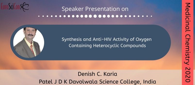 AmandaM05585648's tweet photo. We are proudly welcome Dr. Denish Karia at #Medicinal_Chemistry 2020 in #Amsterdam_Netherlands on #February 19-20, 2020.
Hurry..!! For registration: https://t.co/NDpRb0mzPQ
For any query, mail us at medicinalchemistry@eurosessions.com https://t.co/ng2bNIdvnF