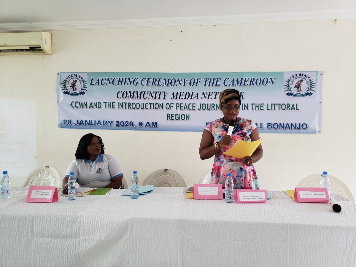 Let our reporting as Journalists set the pace for the development of our community and not fuel violence or spew hate - <a href="/E237Gina/">GinaE237</a>
#ccmn237
<a href="/CCMN237/">CCMN</a> 
#CmaeroonCommunityMediaNetwo
<a href="/OAkweba/">OBAH ROSALINE AKWEBA</a> 
<a href="/Fonkyanick/">Yanick FONKI</a> 
#ccmnlittorallaunch