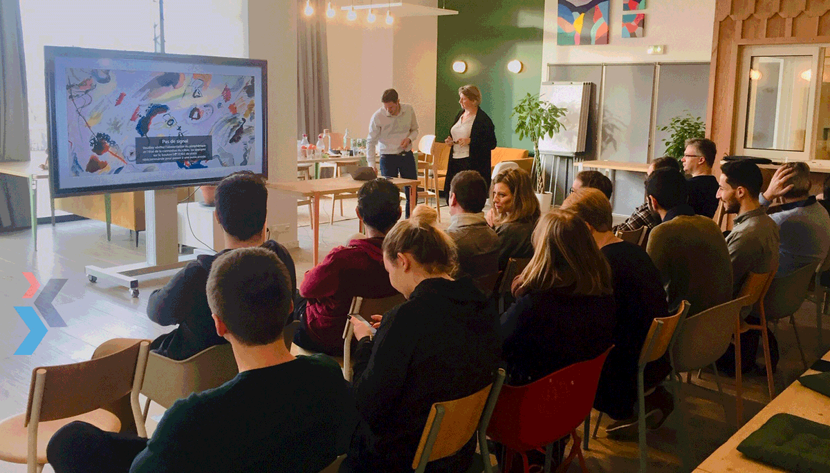 Primobox's tweet photo. [ACTUALITÉ] La semaine dernière, les collaborateurs de Primobox se sont retrouvés dans Bordeaux pour faire le bilan de 2019 et commencer l'année 2020 autour d'activités de Team Building en intelligence collective.
Merci @Happytim6 pour l'organisation de la journée !
#TeamBuilding https://t.co/GYy3N3ecFN