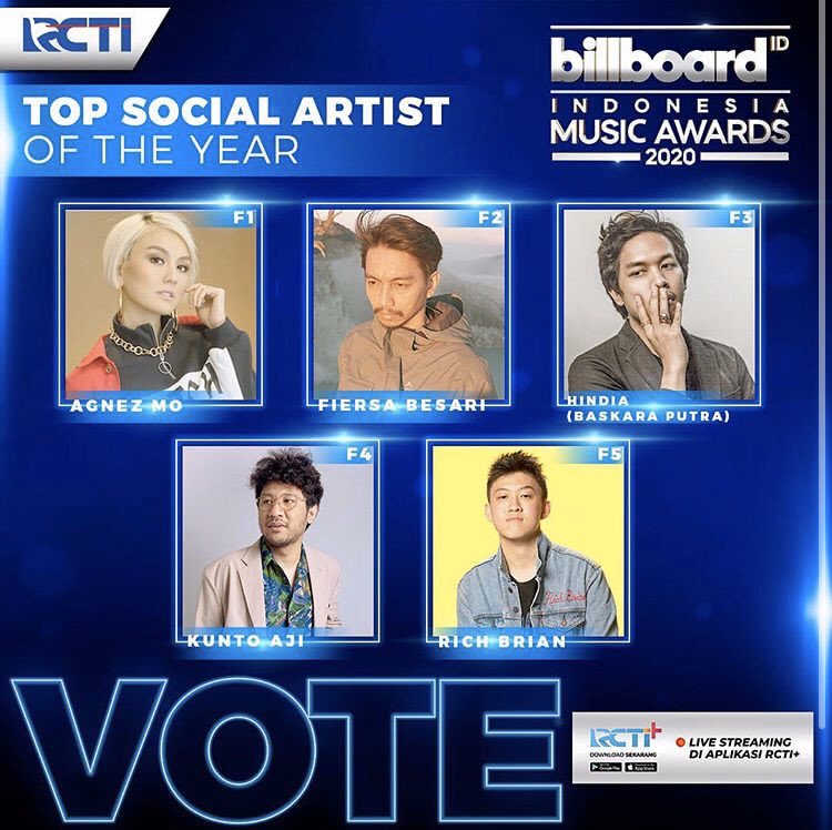 the_agnation's tweet photo. AGnation 😍🔊🔊
omg!! now, @agnezmo is nominated for Top Social Artist of The Year at Billboard Indonesia Music Awards 2020. 🔥 Let’s Voteee!!!
.
.
.
#Agnation #BestFanArmy #iHeartAwards https://t.co/vLmrwZEIM5