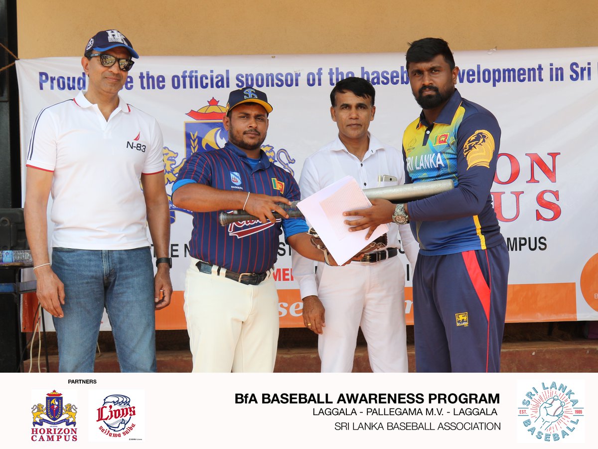 slabsa1's tweet photo. Sri Lanka Baseball successfully completed another Awareness Program going to Laggala-Pallegama M.V.
Students from seven schools participated and the students, PTI’s and Sports Officers were coached and handed a certificate for their active participation. https://t.co/UCJNIUL86u