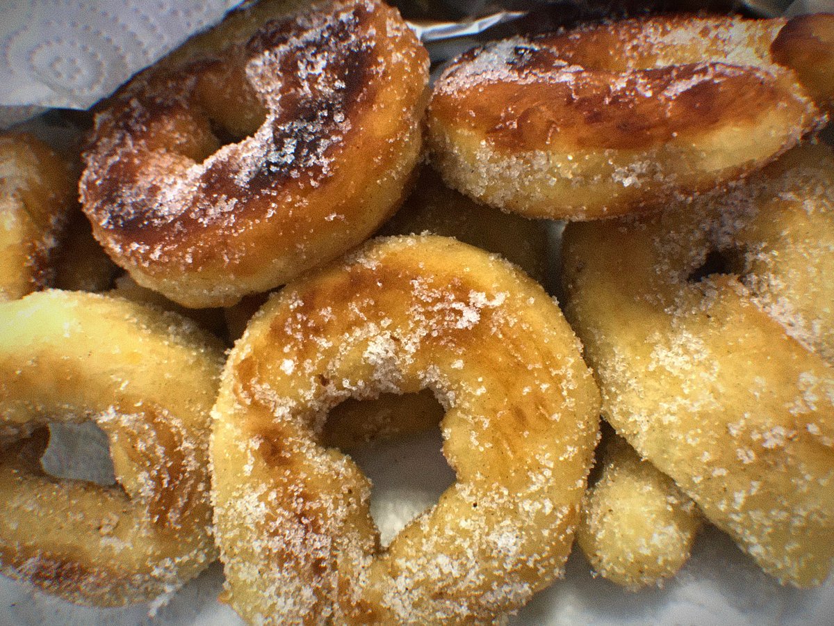 Homemade Doughnuts to prevent #bluemonday ✔️.

#feedtheteam #happybluemonday