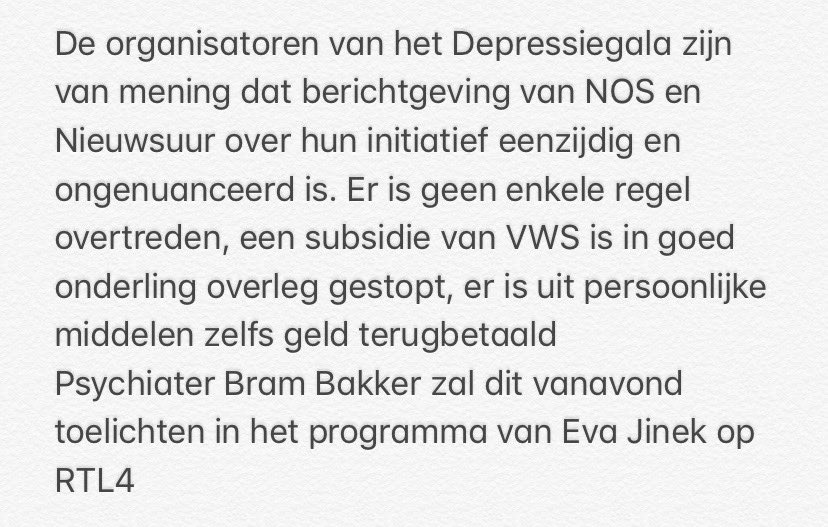 Kijken dus vanavond!