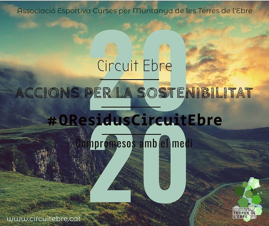 Aquest 2020 apostem per un circuit més sostenible i compromès amb el medi.
#0ResdiusCircuitEbre
En res, us presentem les accions!!
#circuitebre #canicrosebre #circuitexpresebre #cursespermuntanya #trailrunning  #terresdelebre