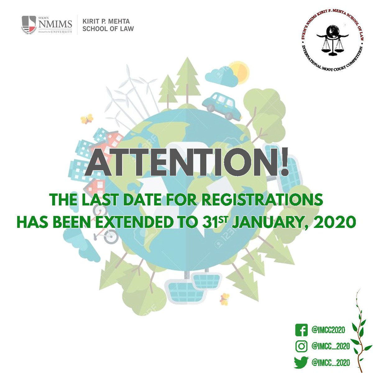 IMCC_2020's tweet photo. PSA - IMCC 2020 has extended the last date of registrations to 31 January, 2020. Go register now! https://t.co/1EJGUZNHje