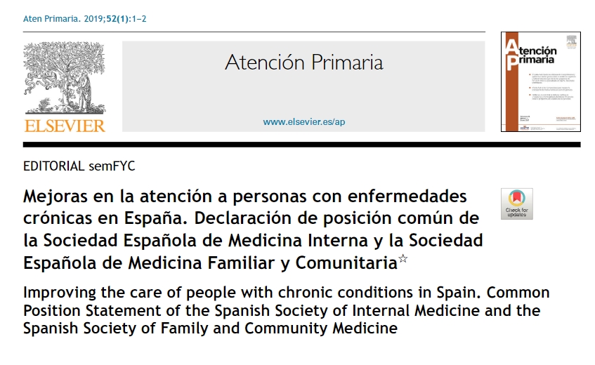 GT_Pluri_SEMI's tweet photo. Posicionamiento de @semfyc y @Sociedad_SEMI para la mejora en la atención de las personas con enfermedades #crónicas en España.👇
https://t.co/EoUGPBCOA8 https://t.co/GIrT7Xub0p