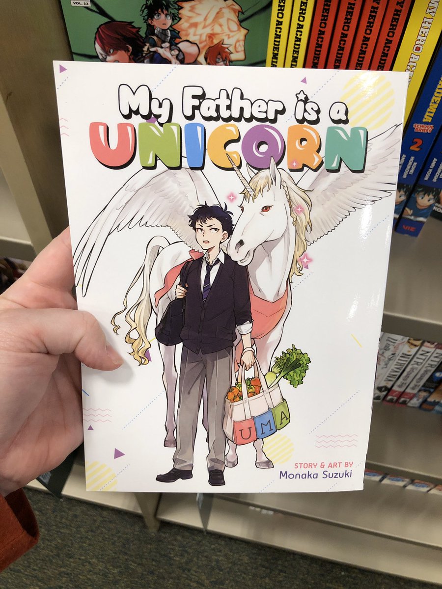 Bought just because it’s weird, but was a pretty funny read. Boy’s mom suddenly tells him she’s remarried, his new stepdad is a unicorn, and she’s going on a long business trip. It’s extremely wholesome.