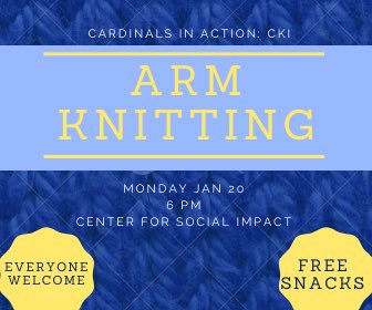 NCC_CIA_CKI's tweet photo. 🎉 All supplies &amp; snacks provided!! 🎉
Come make scarves to donate to hessed house. https://t.co/N0716rQQCy