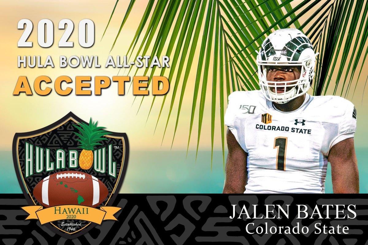 Hula_Bowl's tweet photo. The Hula Bowl is proud to announce that Jalen Bates has agreed to play in the 2020 Hula Bowl. We are pleased to have him join us in Hawaii for the interview of his life. He will have the opportunity to showcase his talents before the NFL! See you in Hawaii! Mahalo! #Hawaii https://t.co/YhVJAQWP4H