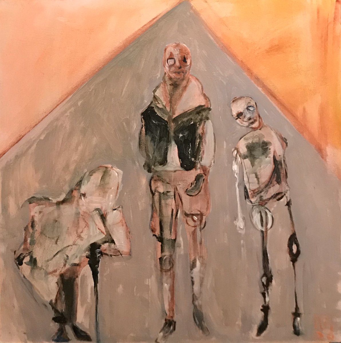 RedSadStars's tweet image. I Hadn’t Then Realized that a Ghost Would Drown—24x24 graphite and acrylic on panel. Inquire if interested! #acrylicpainting #art #utahart #buyoriginalart #originalart