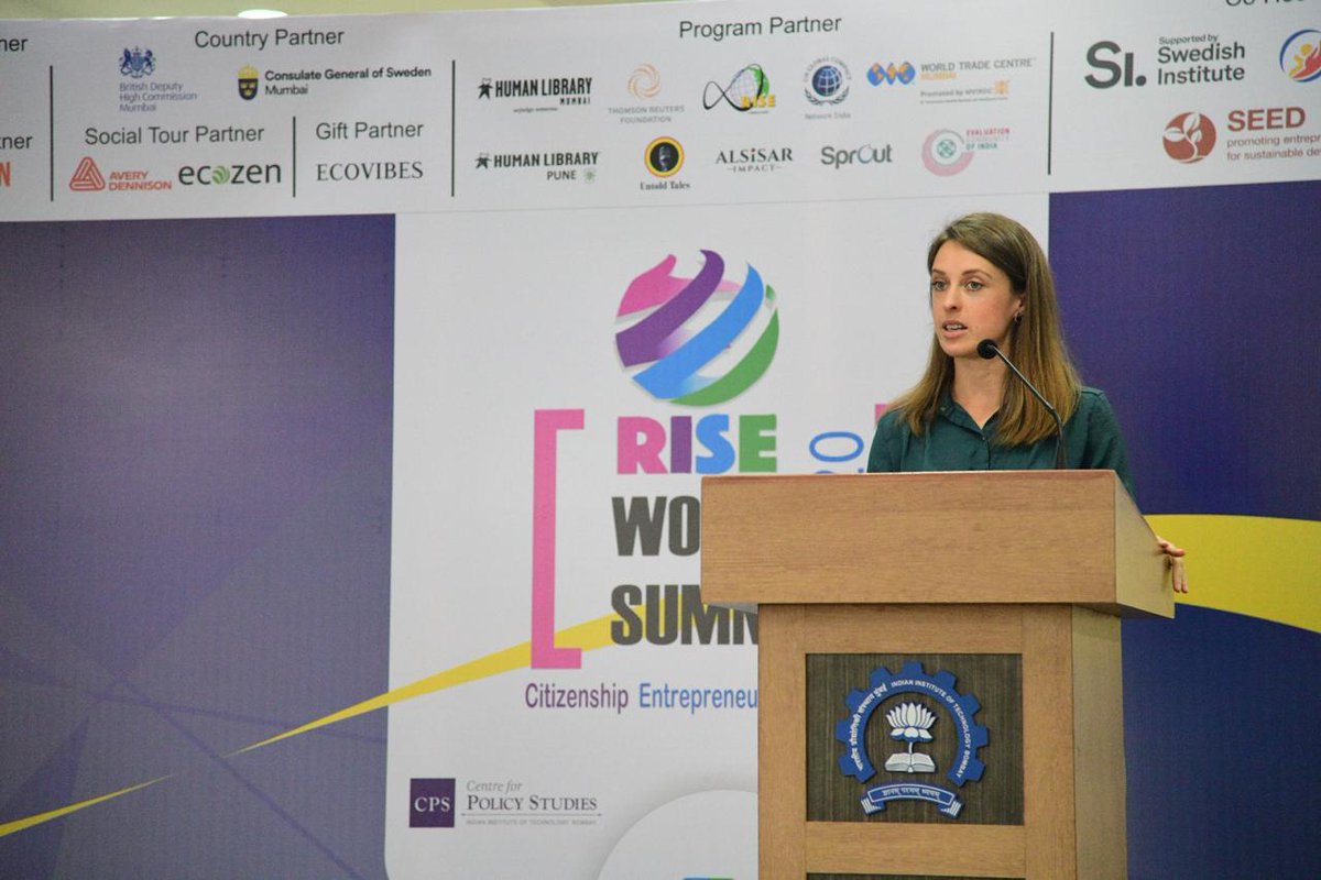 beth_yates13's tweet image. Speech at the @IdobroImpact RISE Summit about responsiblity, inclusivity and sustainability in our #policy and #programmes to address global challenges. Thank you @karonshaiva #SDGs @iitbombay @CheveningAA