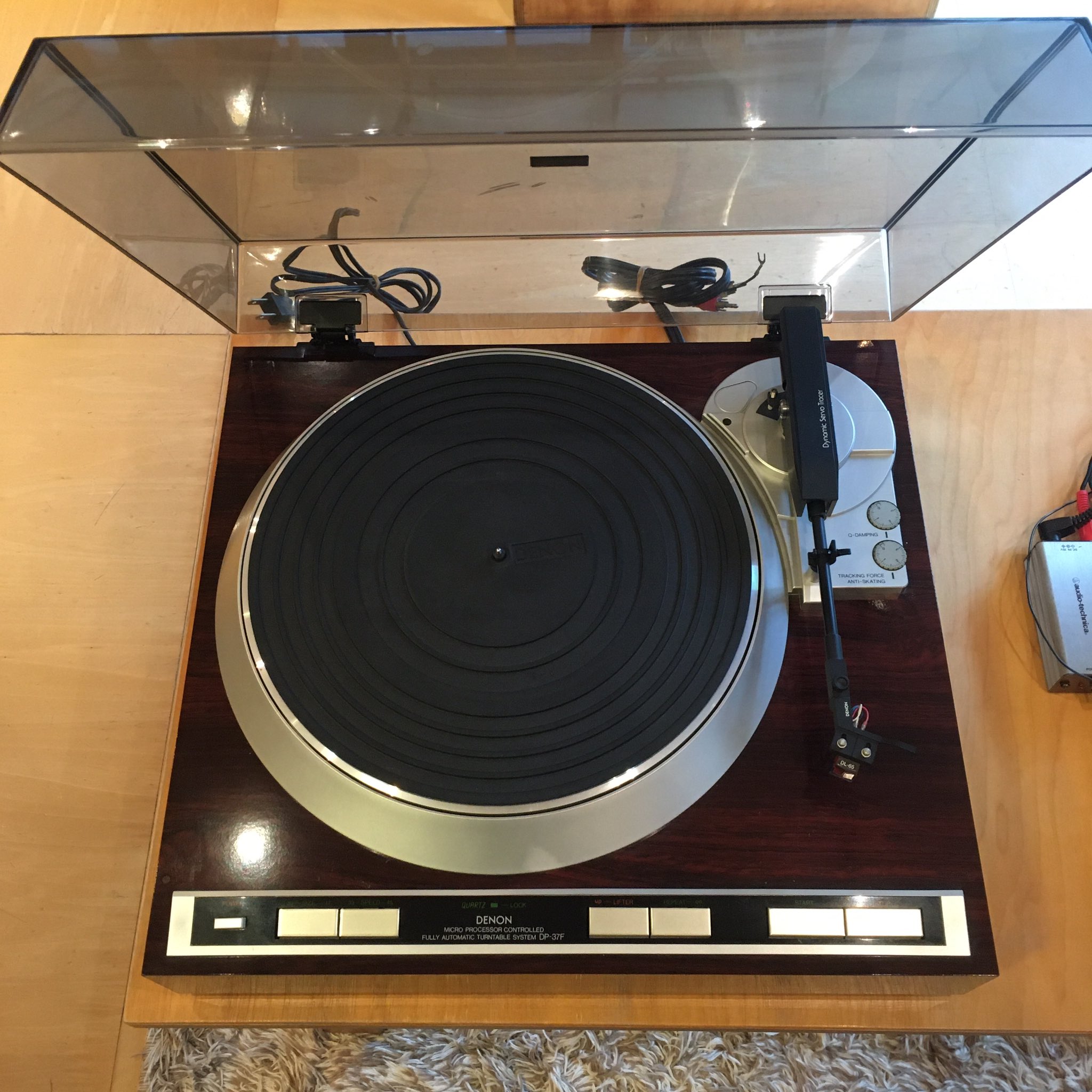 DENON DP-37F ターンテーブル 動作OK-