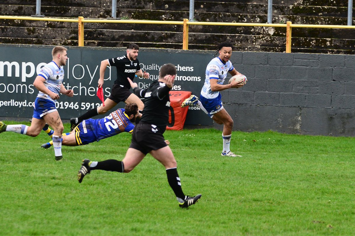 WorkingtonTown's tweet photo. Congratulations to @AlexYoung56 who scored on his debut in the derby yesterday. 🔵⚪️ https://t.co/YpdJxZYOHK