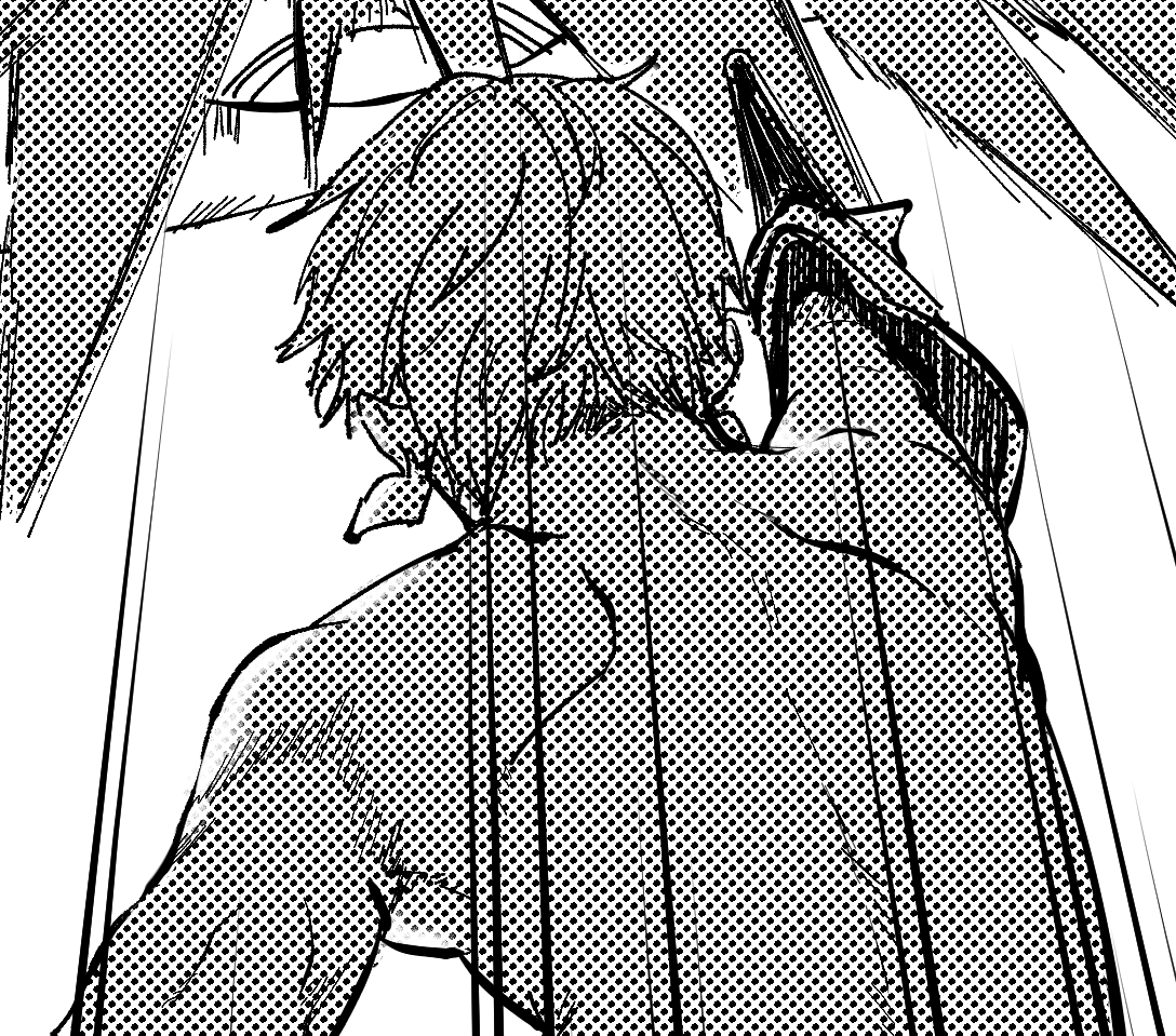 エロ本作るつもり満々で原稿作り始めた人間が実際に描いている原稿。しかもバリバリ全年齢本になる。おかしいこんなはずじゃ 