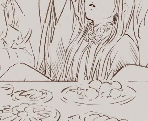 Warning-----Do not look under the table cuz you'll meet death by guqin string :U 