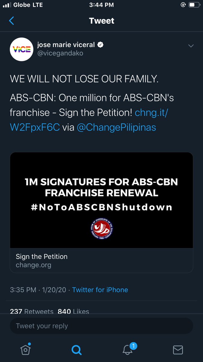 š£res š¤š¼ (@geronimocrdv) on Twitter photo 20/01/2020 14:50:19 Sign & Share #NoToABSCBNShutdown Sign & Share #NoToABSCBNShutdown